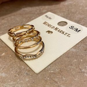 World Market Ring Set of 4